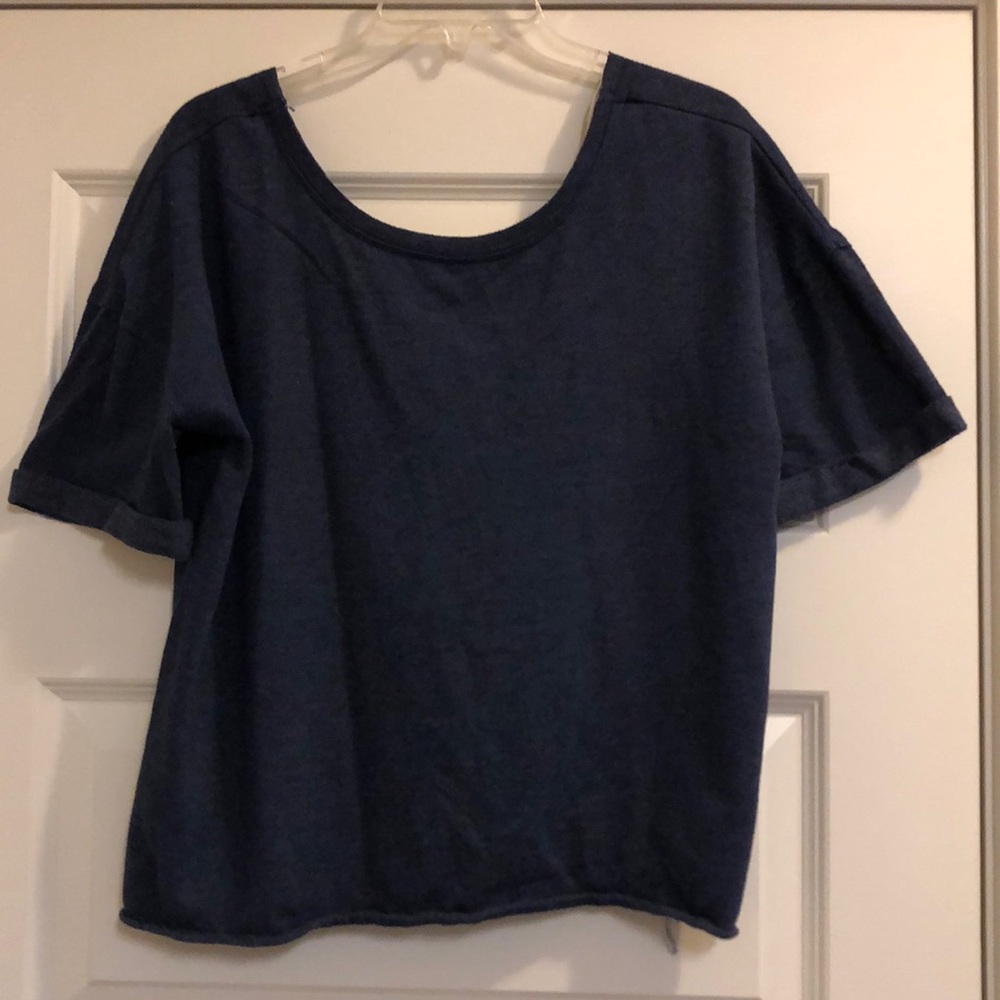Victoria Secret open back, tie shirt